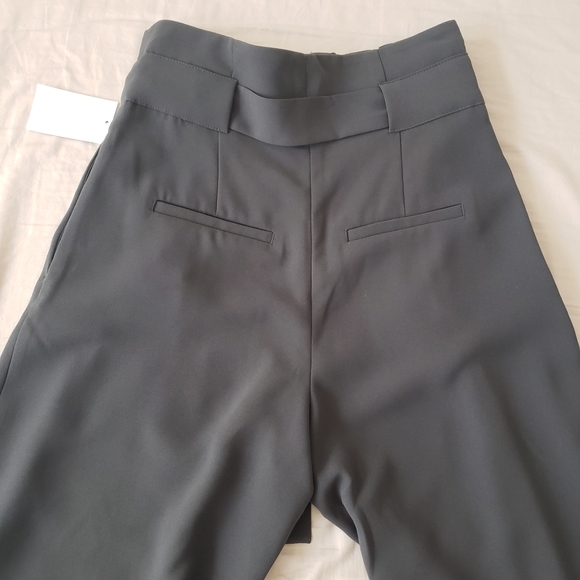 NWT H&M Crop Wide Leg Pants Dark Grey - Picture 11 of 16